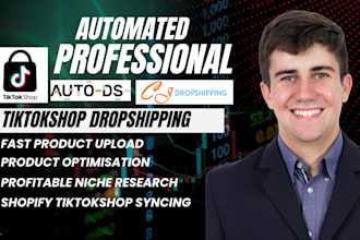 setup automated tiktokshop dropshipping with autods winning product with SEO
