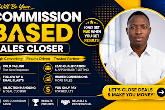 be commission based sales closer sales rep high ticket sales and salesperson