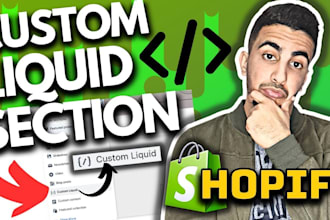 build and customize shopify store with shopify liquid code
