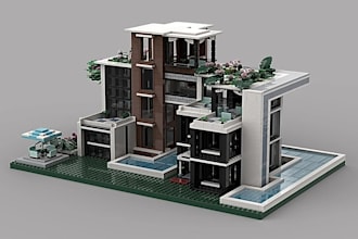 custom 3d lego design minecraft scan figure vehicle architecture robotics model