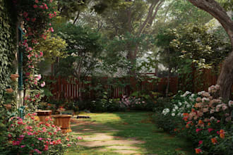 do landscape garden design, backyard, pool, patio