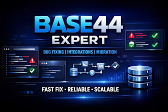 base44 bug fixing base44 expert base44 integrations base44 migration
