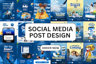 design social media posts, instagram post, facebook post canva template