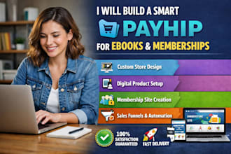 build a smart payhip store for ebooks and memberships