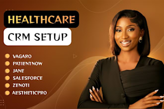setup healthcare CRM on vagaro aestheticspro zenoti jane patientnow salesforce