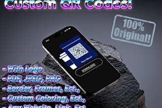 generate custom qr codes to websites, videos, files, ect