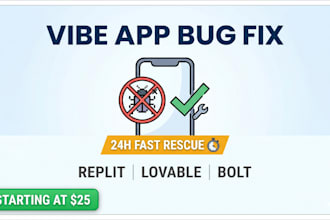 fix and debug your lovable replit bolt web app fast