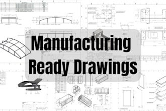 create 2d manufacturing drawings