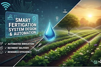 design smart fertigation system for automated irrigation and nutrient delivery
