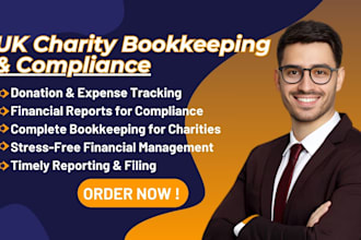 handle your UK charity, accounting, bookkeeping and ensure full compliance