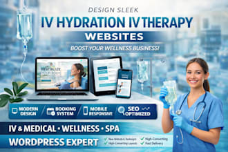 design sleek iv hydration website iv therapy website redesign hydration website