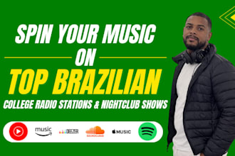 spin your music on top brazil college radio stations, nightclub shows