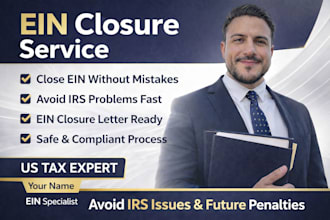 close ein number and prepare irs ein closure for your llc