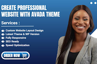 create avada wordpress website, avada website design with avada theme