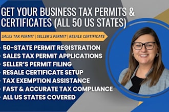 get seller permit, sales tax permit, resale certificate and tax exempt