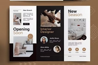 design a professional print ready brochure or flyer for print and social media