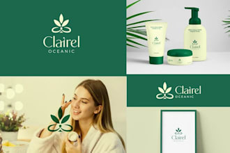 design beauty fashion spa cosmetic meditation logo