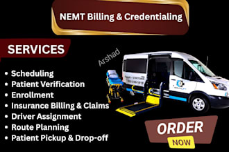 provide nemt billing coding and credentialing support as VA