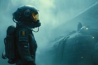 design sci fi illustration and sci fi sci fi illustration