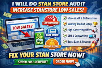 do stan store audit increase stanstore low sales fix fast