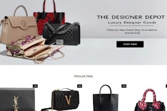 build a high converting bag shopify store, shopify fashion store, store redesign