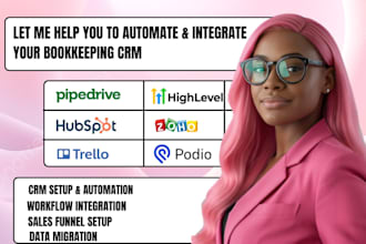 do data migation on hubspot zoho crm pipedrive gohighlevel workflow trello podio