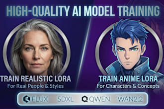 do custom lora training and comfyui workflow for ai influencer model on fanvue