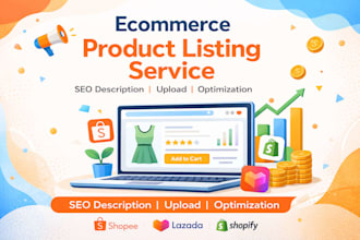 do ecommerce product listing description and marketplace optimization