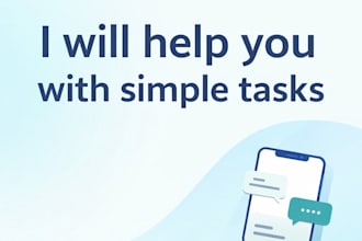 help you with simple online tasks and messages