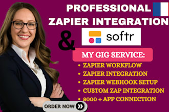 setup or fix zapier automation zapier integration API webhook workflows