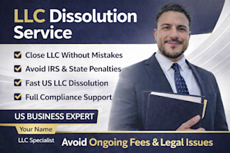 dissolve your US llc and close your business to avoid penalties