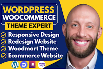customize avada, flatsome, woodmart, porto  theme woocommerce website design
