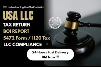 file boi report, irs form 5472 1120, tax filing foreign owned US llc compliance