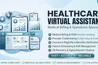 be your healthcare virtual assistant for billing and credentialing