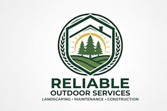 design a reliable outdoor services logo