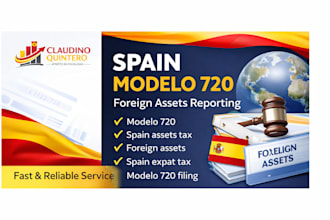 prepare spain modelo 720 foreign assets tax reports for expats