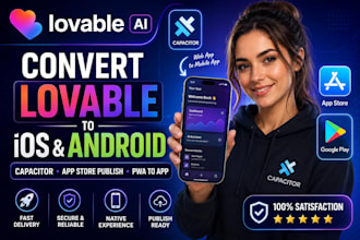 convert lovable to ios  andriod mobile app base44 using capacitor pwa despia