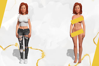 custom realistic ai generated human or virtual model images