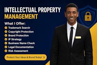 be intellectual property, trademark patent infringement or registration lawyer