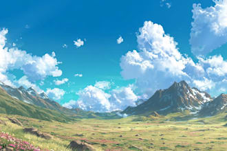 do anime background art