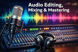 quickly edit, mix, master, and format your audio projects