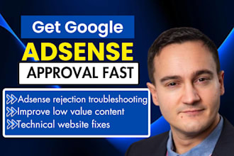 get google adsense approval and fix website adsense issues guaranteed