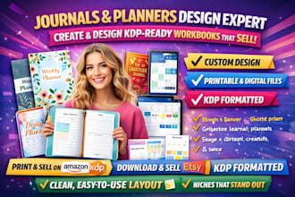 design printable party packs flyers digital journals and planners logbook design