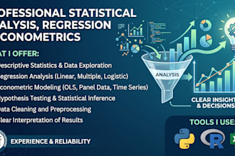 do statistical analysis, regression and econometrics
