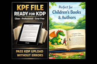 convert your manuscript to kpf for amazon KDP