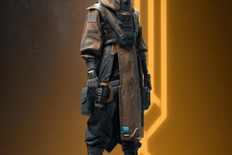 sci fi character illustration or sci fi character