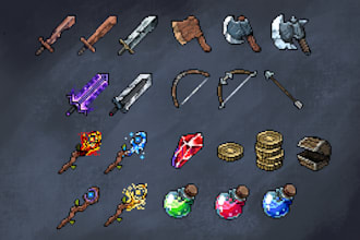 create unique pixel art icons for your game, app, or brand