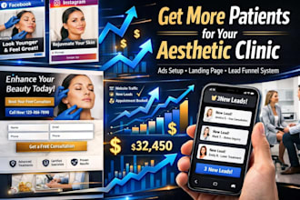 generate hair transplant lead, laser treatment, body sculpting website