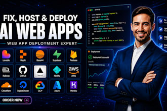 host deploy lovable webapp to vercel netlify replit base44 to aws cloud supabase