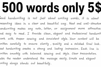 create beautiful handwritten notes and letters
